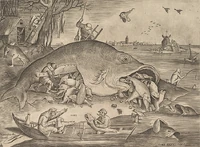 Die großen Fische fressen die kleinen - Pieter Bruegel d. Ä.