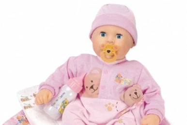 Poupée Chou Chou Zapf Creation – 48 Cm – 2002 – Vintage – Yeux Bleus – Corps Chiffon/vinyle