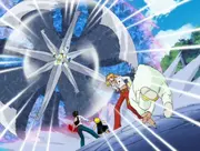 Kanchomé's clone throws Keith to complete the chain