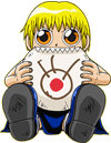 Zatch with Fuji TV logo