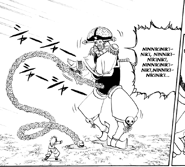 Duck Between Crotch Flowers