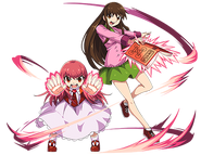 Tia and Megumi Oumi in Elemental Story