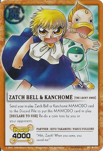M-103 Zatch Bell & Kanchomé | Zatch Bell! | Fandom