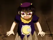 Laila reacts to being turned to stone by Zofis