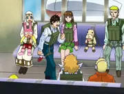 Kiyo prepares the group into parachuting to Faudo