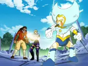 Keith consults with Berun and Kars