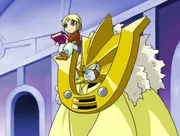 Arth and Elly are the first to reach the area outside of the control room