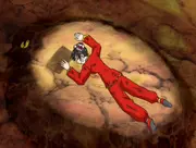 Li-en appearing all alone after Wonrei's spellbook was burned