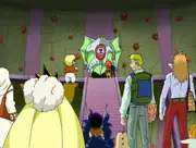 Arth's group discuss who should fight the enemy teams