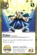 S-107 Zaker {Thunder} for Zatch Bell