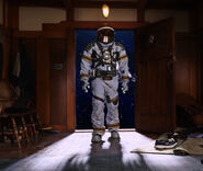The Astronaut's debut in space suit