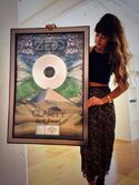 Foxes tweeted this photograph of herself holding a platinum disk for the single on 10 October 2013.