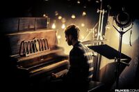 Zedd playing the piano in the Stay the Night music video