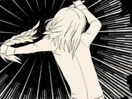 Nox cuts his braid in rage, from Ristaccia