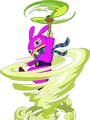 Official Artwork of Ravio using the Tornado Rod