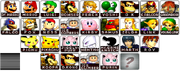 Characters SSBM