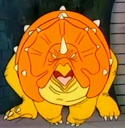 Un Dodongo en la serie animada.