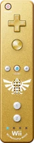 The Gold Wii Remote Plus bundled with Skyward Sword