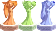 Las estatuas de las Diosas en The Wind Waker.