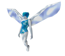 The ripped model of the early Great Fairy design, taken from Ocarina of Time's files.