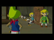 Link et Tetra qui libèrent les jeunes filles dont Arielle à la Forteresse Maudite.