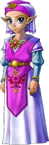 Artwork of Princess Zelda as a youth from Ocarina of Time