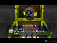 Link obtenant le Bouclier miroir.