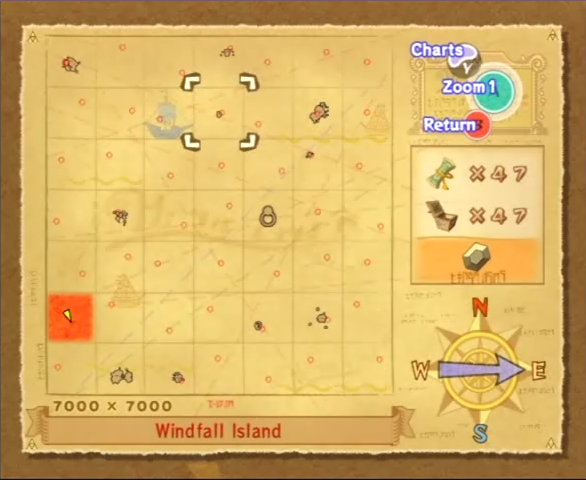 Hyrule Map: The Legend of Zelda: The Wind Waker