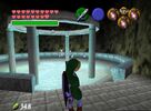 Link dans une fontaine des fées dans Ocarina of Time.