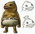 Le bébé Goron, un personnage de Majora's Mask absent du jeu