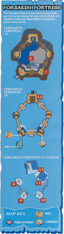 A map of the Forsaken Fortress