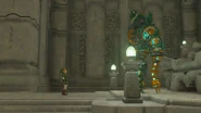 Link face au Golem de Mineru.