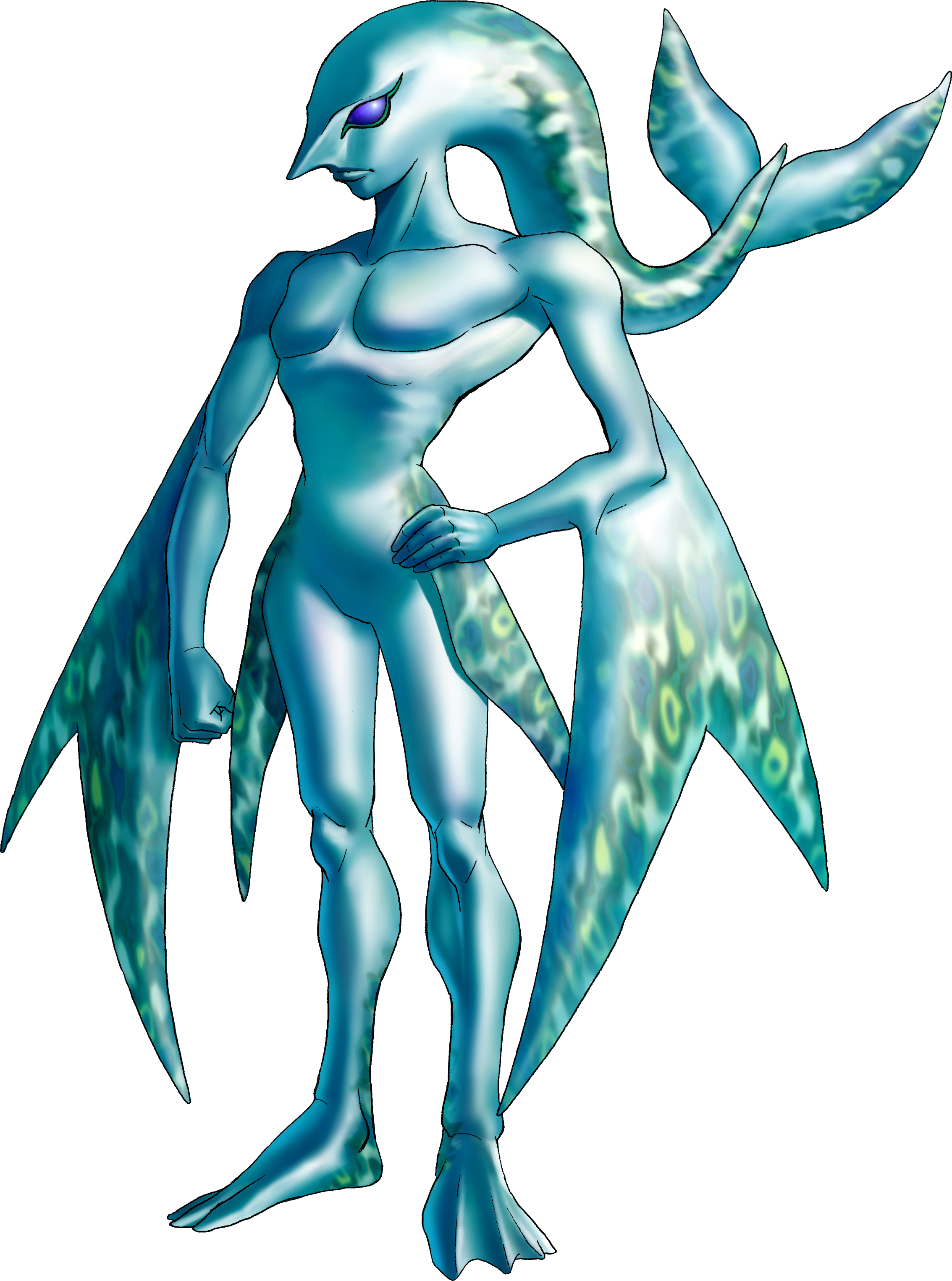 Female Zora concepts from different regions of Hyrule.