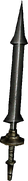 Twilight Princess Enemy Weapons Aerofols Sword (Render)