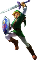 Artwork of Link from Soulcalibur II