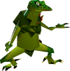 A Lizalfos from Ocarina of Time