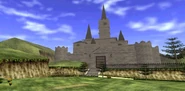 Le château d'Hyrule dans la version originelle