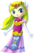 The Wind Waker HD Artwork Princess Zelda (Official Artwork)