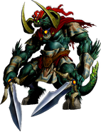 Artwork of Ganon from Ocarina of Time