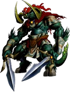 Artwork of Ganon from Ocarina of Time