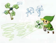 Artwork de l'hélice dans Hyrule Historia