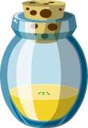 La soupe, bue de moitié.