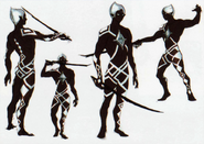 Concept art de Ghirahim sous sa dernière forme dans Hyrule Historia.