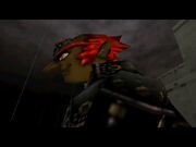 Ganondorfs Gesicht vor dem Zeitsprung (Ocarina of Time)