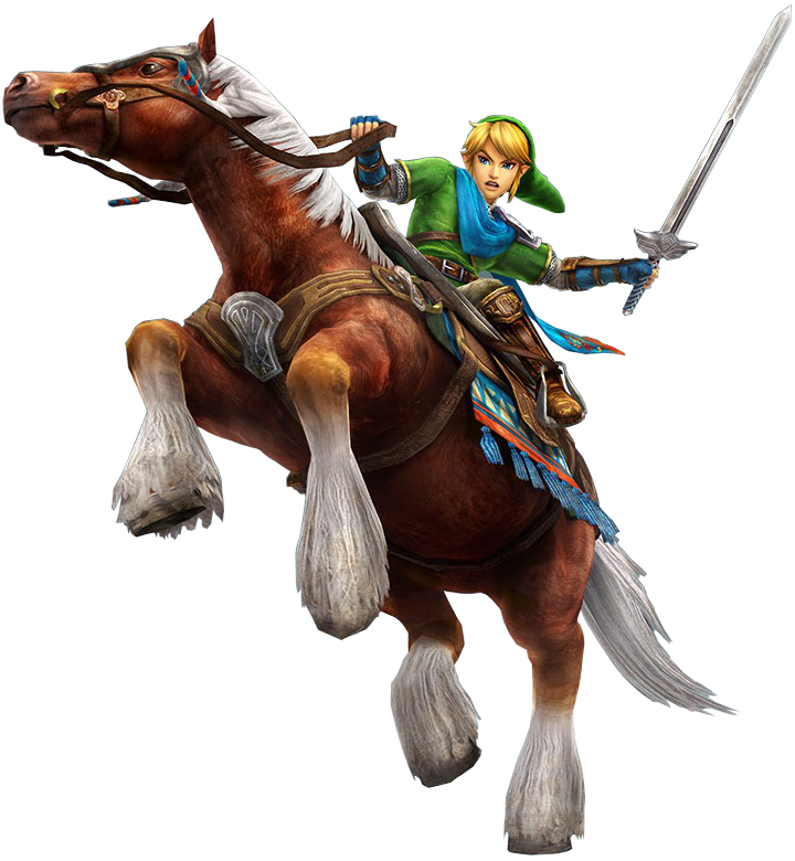 The Legend of Zelda: Breath of the Wild - Link on Horseback