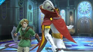 Ghirahim as an Assist Trophy in Super Smash Bros. for Nintendo 3DS / Wii U