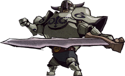 Artwork of a Darknut from The Wind Waker