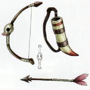 Artwork d'Hyrule Historia de l'arc tenu par un Bokoblin archer