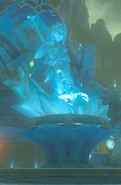 Breath of the Wild Locations Memorial Statue of Zora Princess Mipha (Zora's Domain)