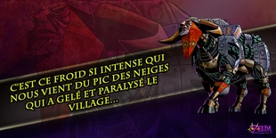 Publicité avec Rhork pour la sortie de Majora's Mask 3D.